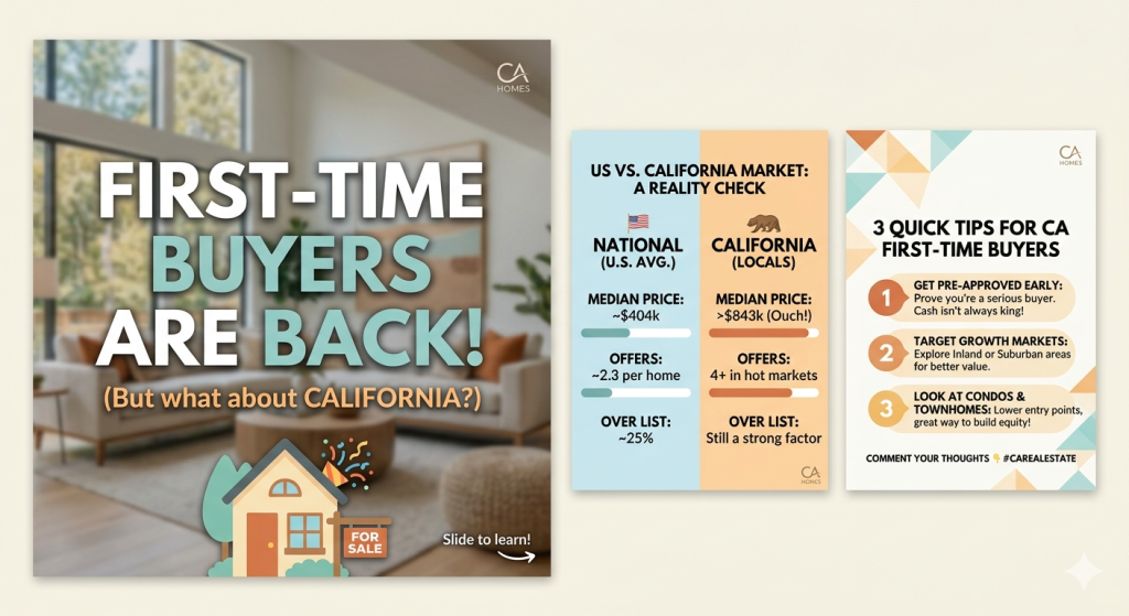 First Time Buyers Are Back